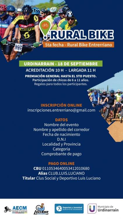 5ta fecha Copa Entrerriana de Rural Bike